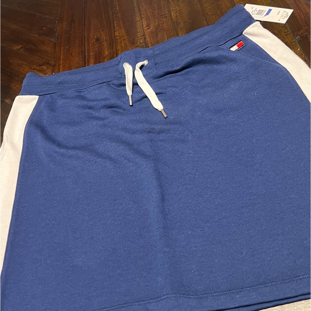 Tommy Hilfiger Sport Women’s Pull-on Drawstring Blue and White Skirt Size XL